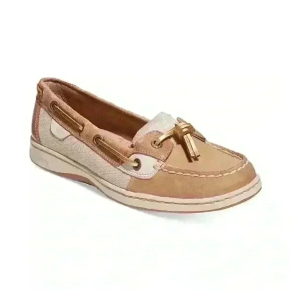 Sperry Dunefish Linen Boat Shoes - Picture 1 of 7